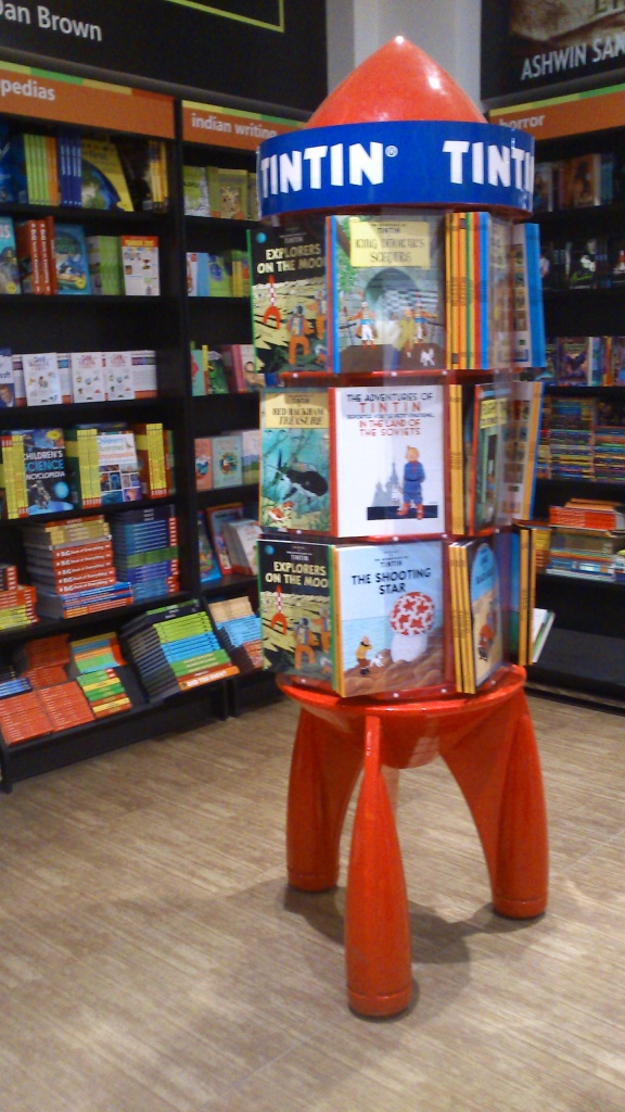 You can visit Tintin bookstore at Landmark, Orion Mall, Bangalore. You will get all the comics available there.